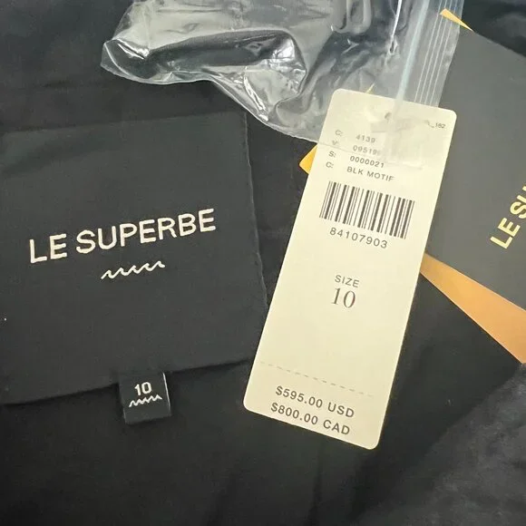 NWT Le Superbe Nominee + Anthropologie Tux Mini Sequin Dress - Picture 6 of 7